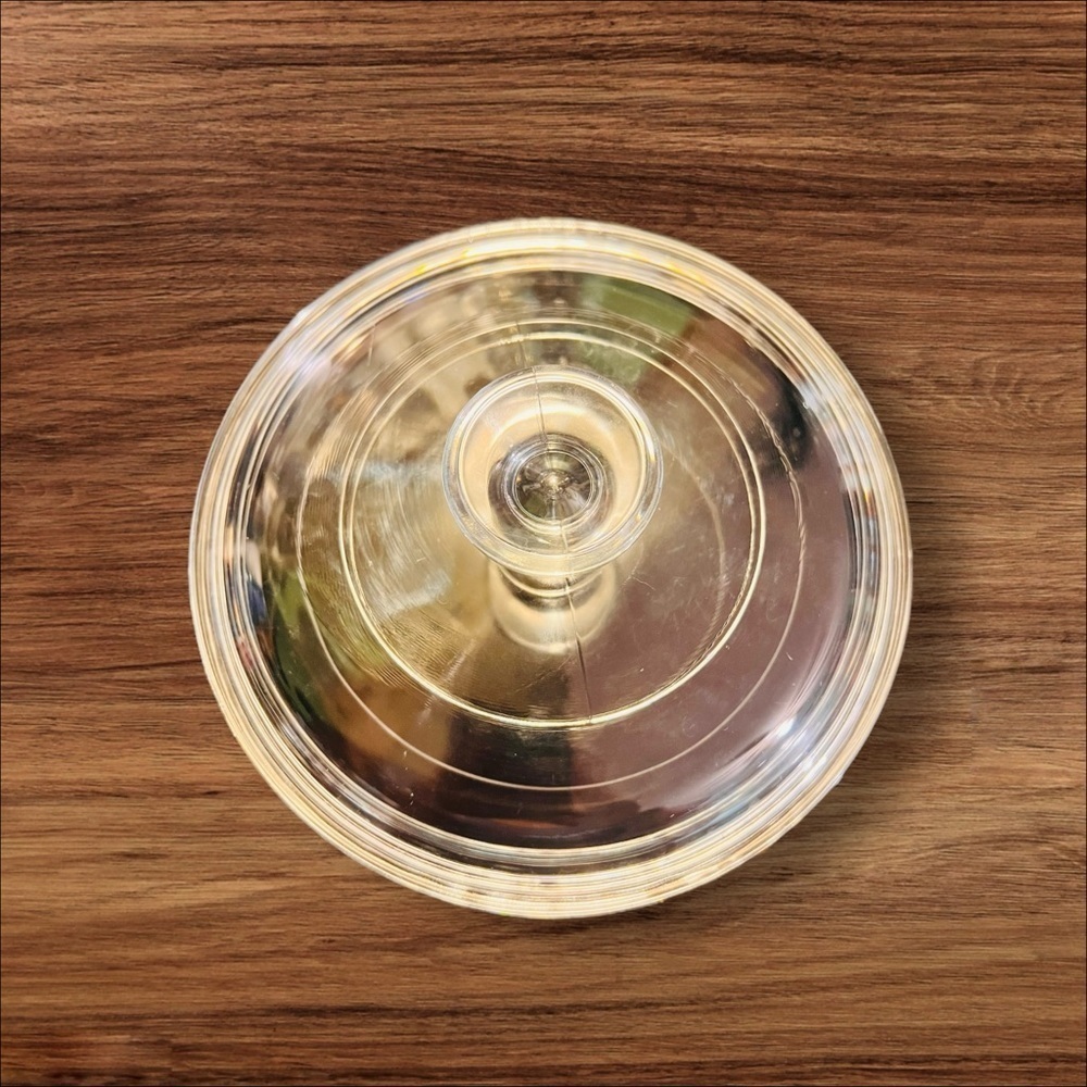 Vintage 16 PYREX G5C ROUND REPLACEMENT GLASS LID 7" Wide Quart Lid Top
